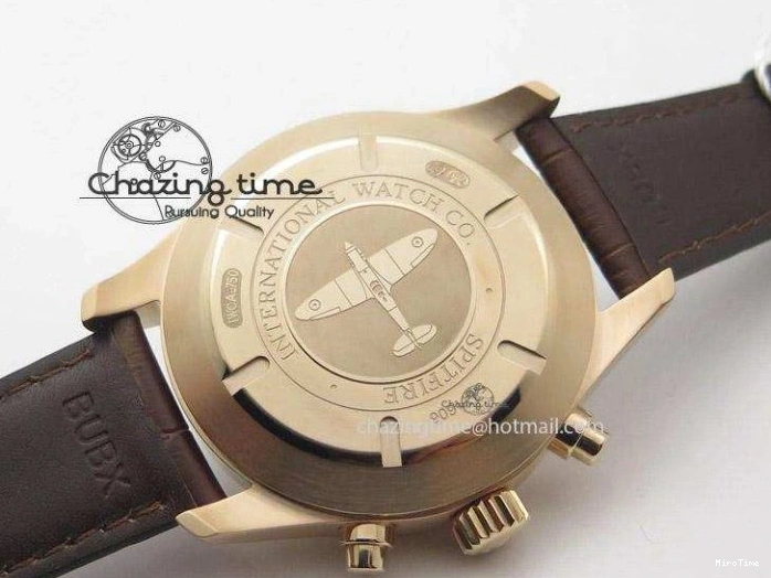 MIROTIME 0522 Pilot Chrono RG 3878 ZF Best Edition Grey Dial On Brown Leather Strap A UrbanChic 7330